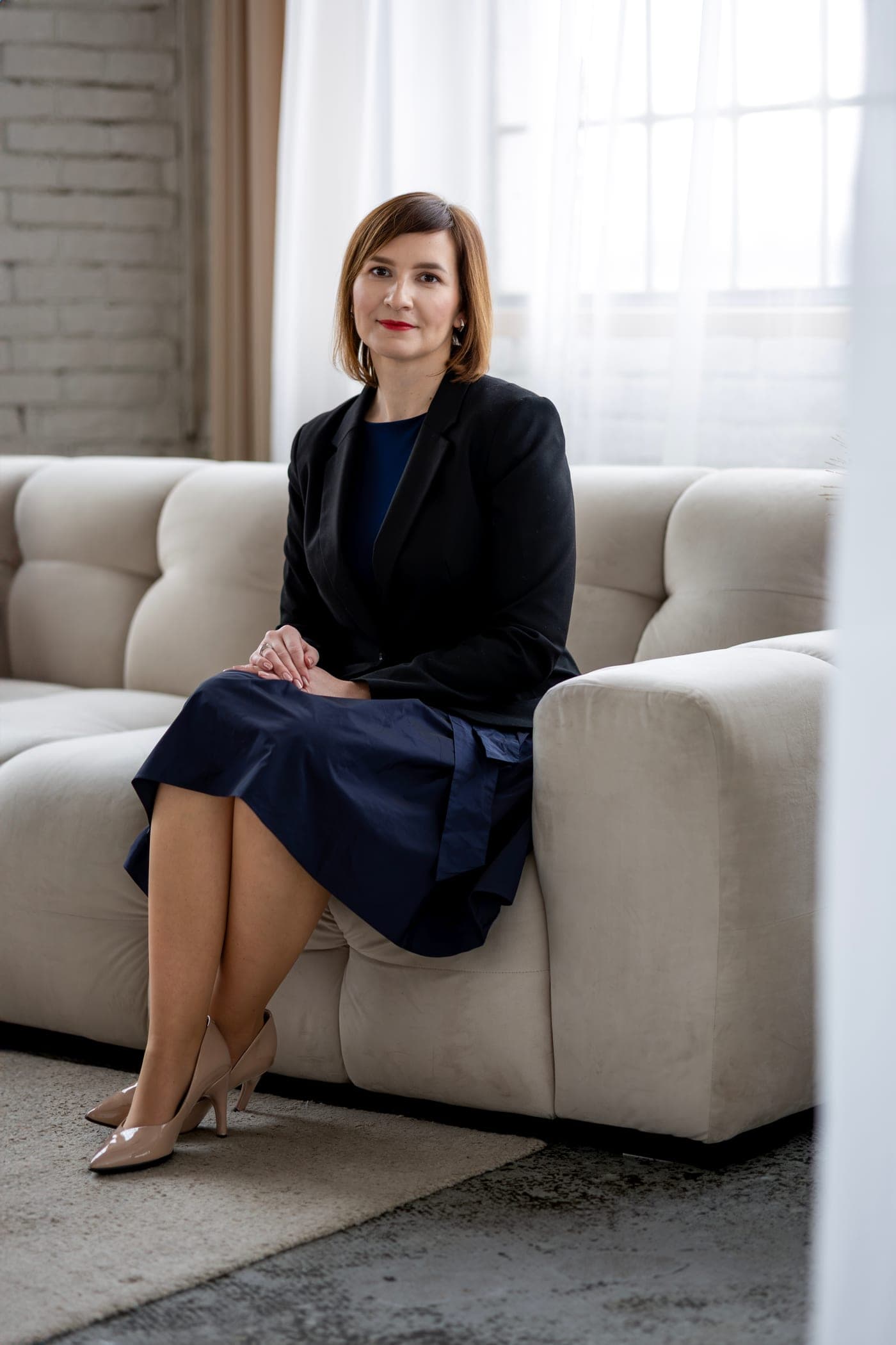 Mgr. Aneta Lachmannová ve své kanceláři v Karlíně